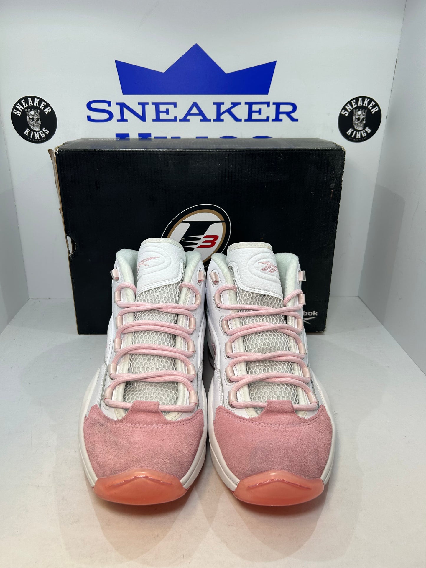 Reebok Question Mid Pink Toe (Pre-Owned)