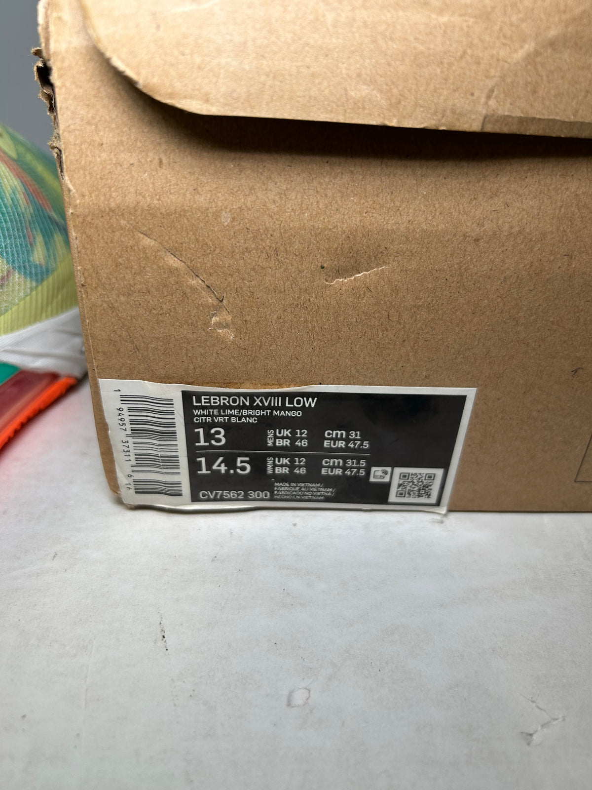 Nike LeBron 18 Low LeBronold Palmer (Pre-Owned)