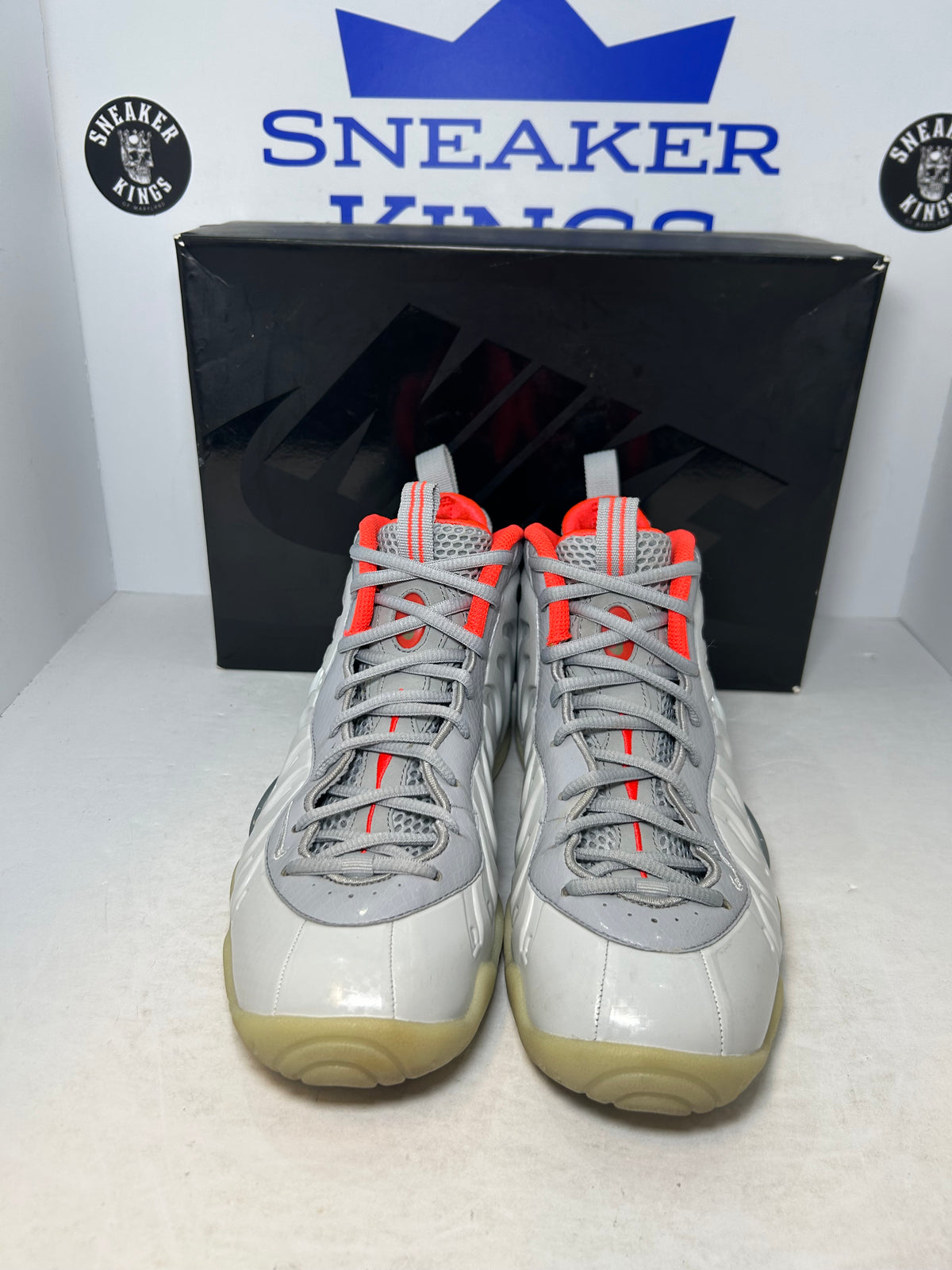 Nike Little Posite Pro GS Mid Pure Platinum (Pre-Owned)