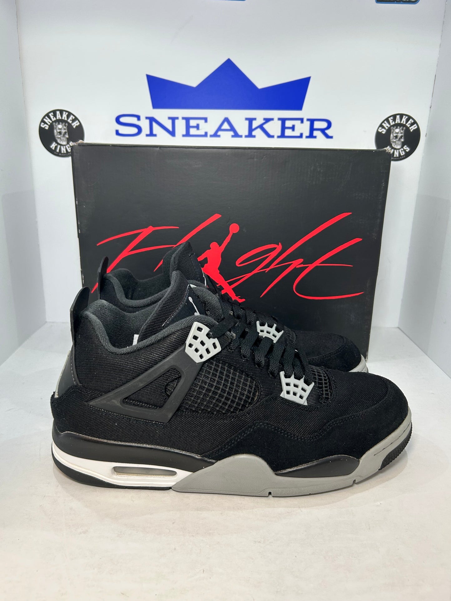Air Jordan 4 Retro SE Black Canvas (Pre-Owned)