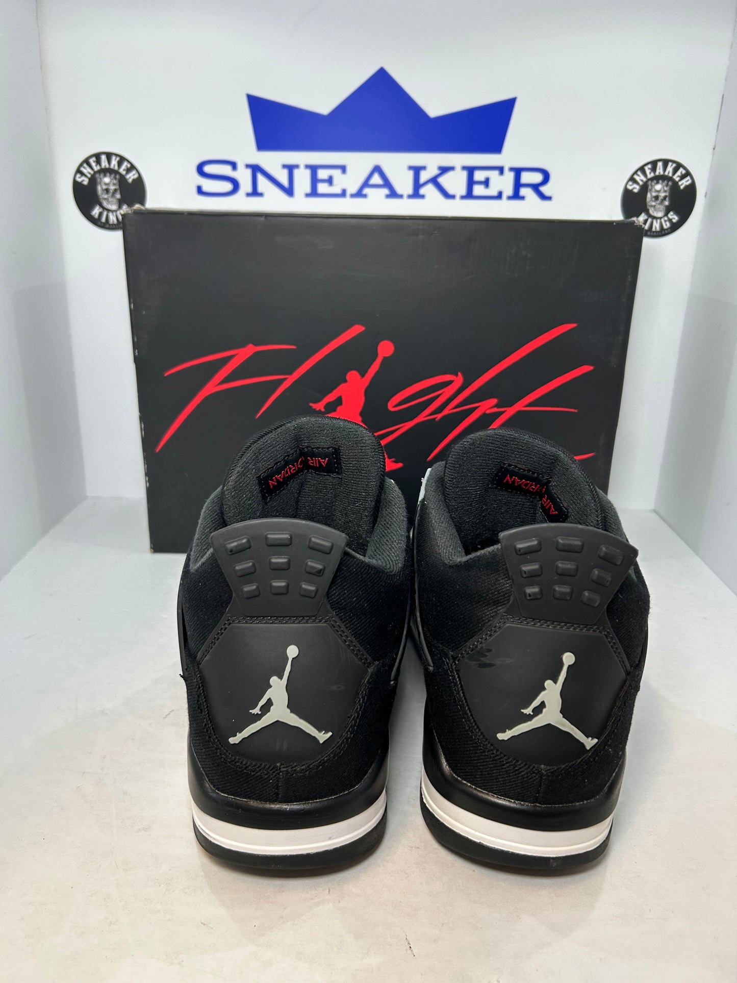 Air Jordan 4 Retro SE Black Canvas (Pre-Owned)