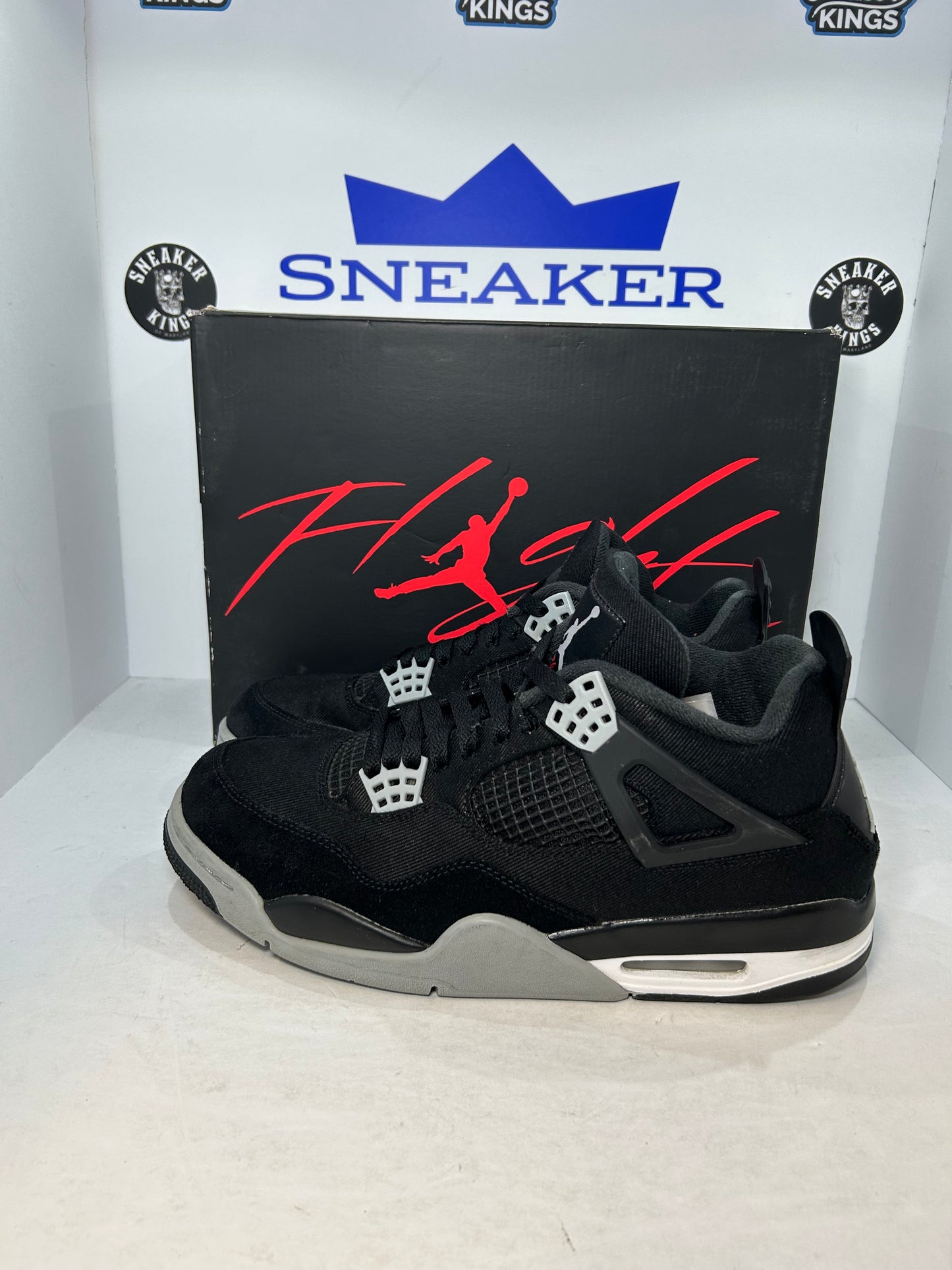 Air Jordan 4 Retro SE Black Canvas (Pre-Owned)