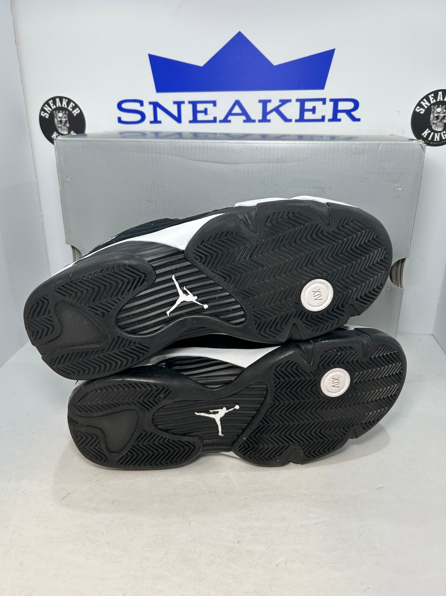 Air Jordan 14 Retro Black White (Pre-Owned)