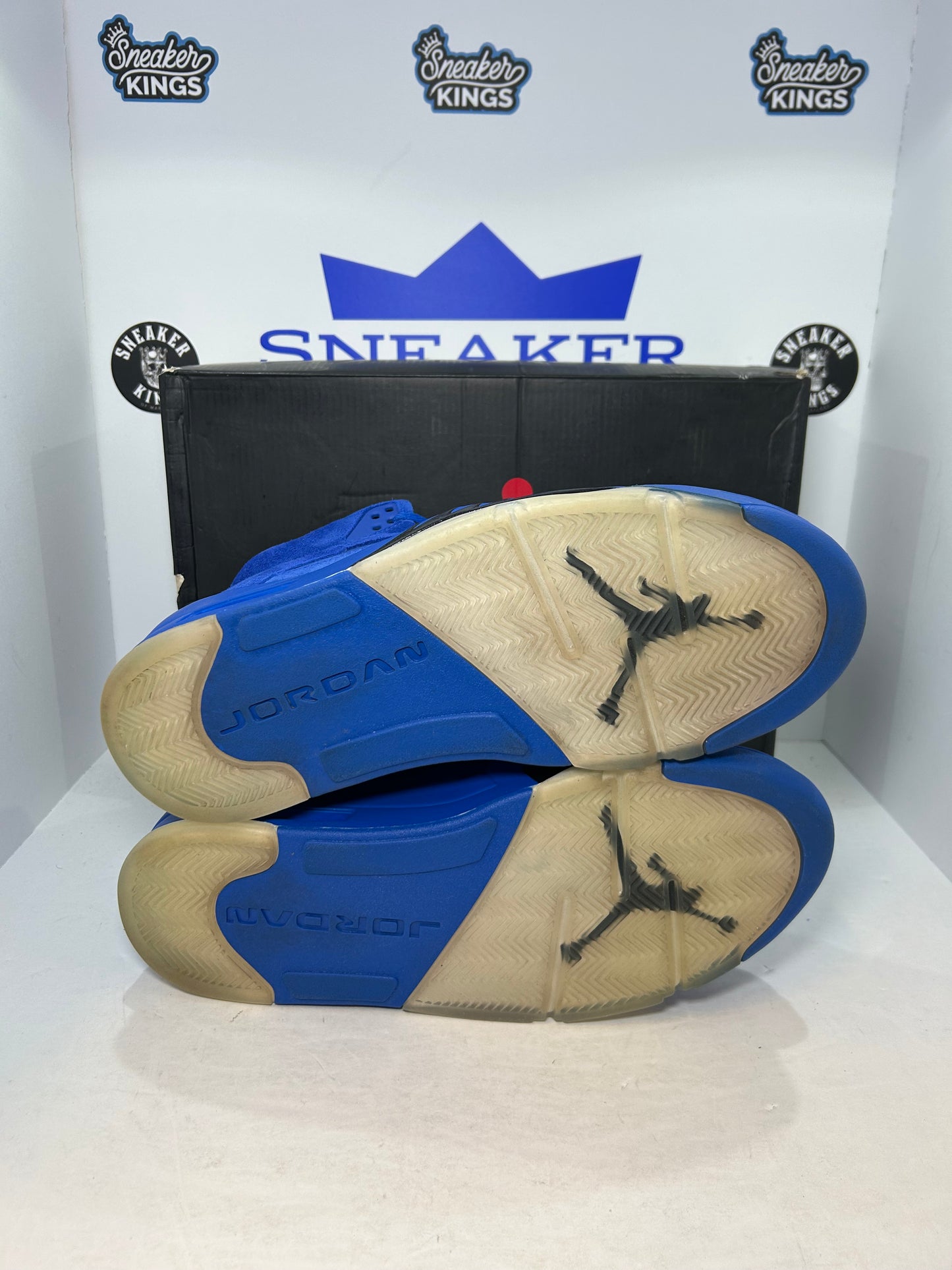 Air Jordan 5 Retro Blue Suede (Pre-Owned)