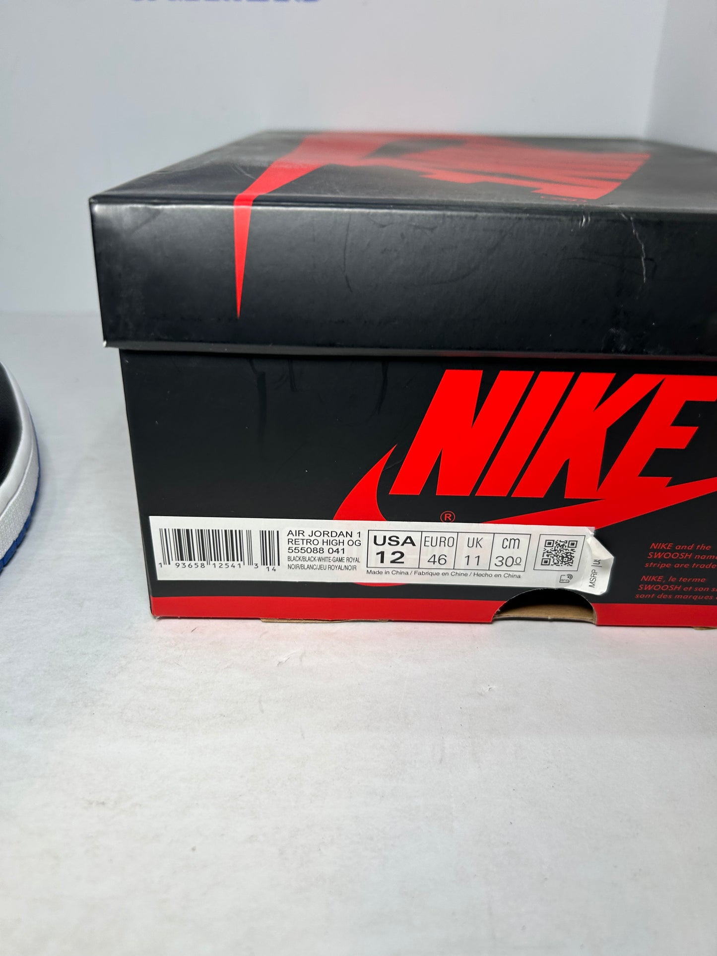 Air Jordan 1 Retro OG High Royal Toe (Pre-Owned)