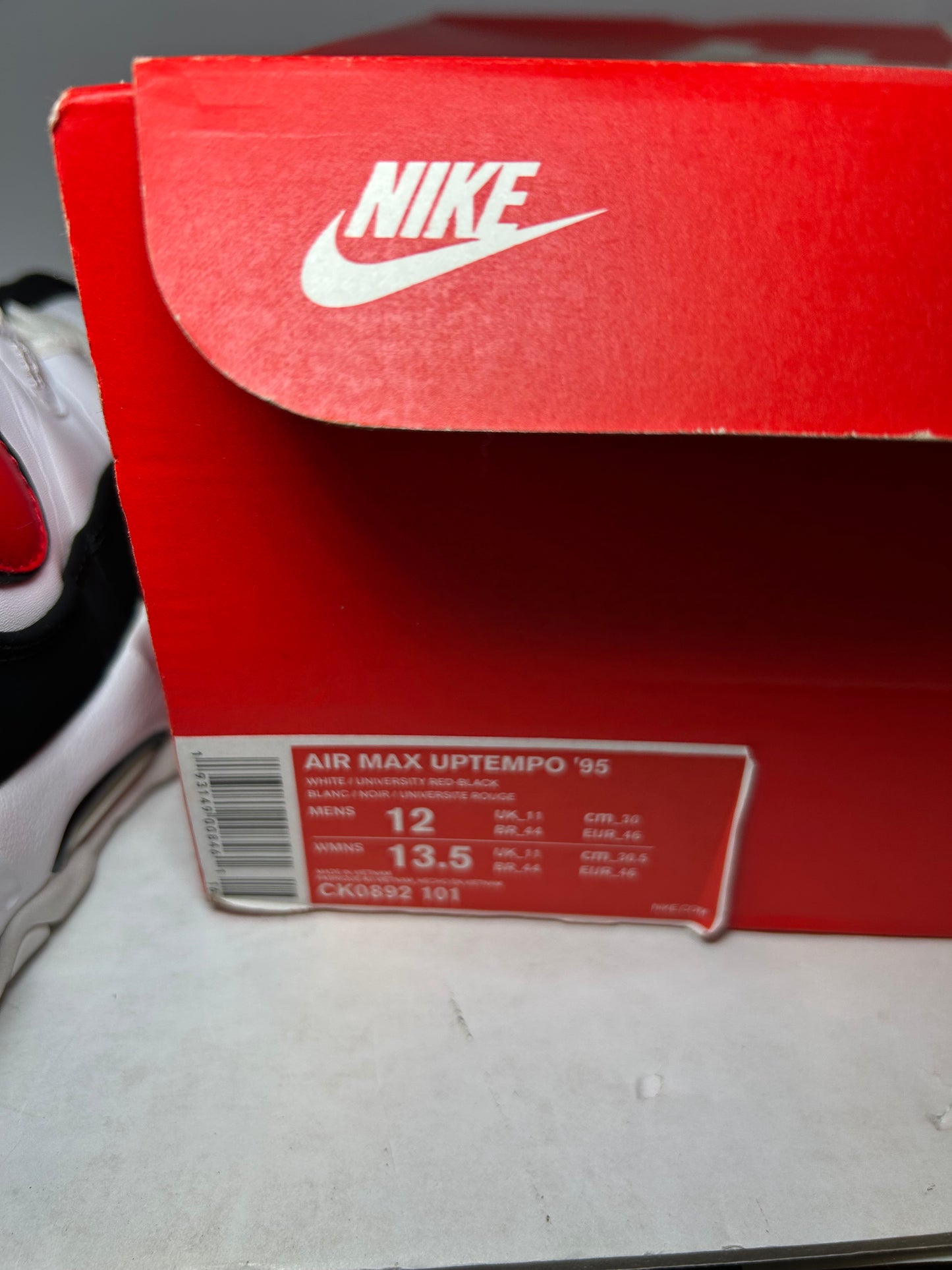 Nike Air Max Uptempo 95 2019 Bulls (Pre-Owned)