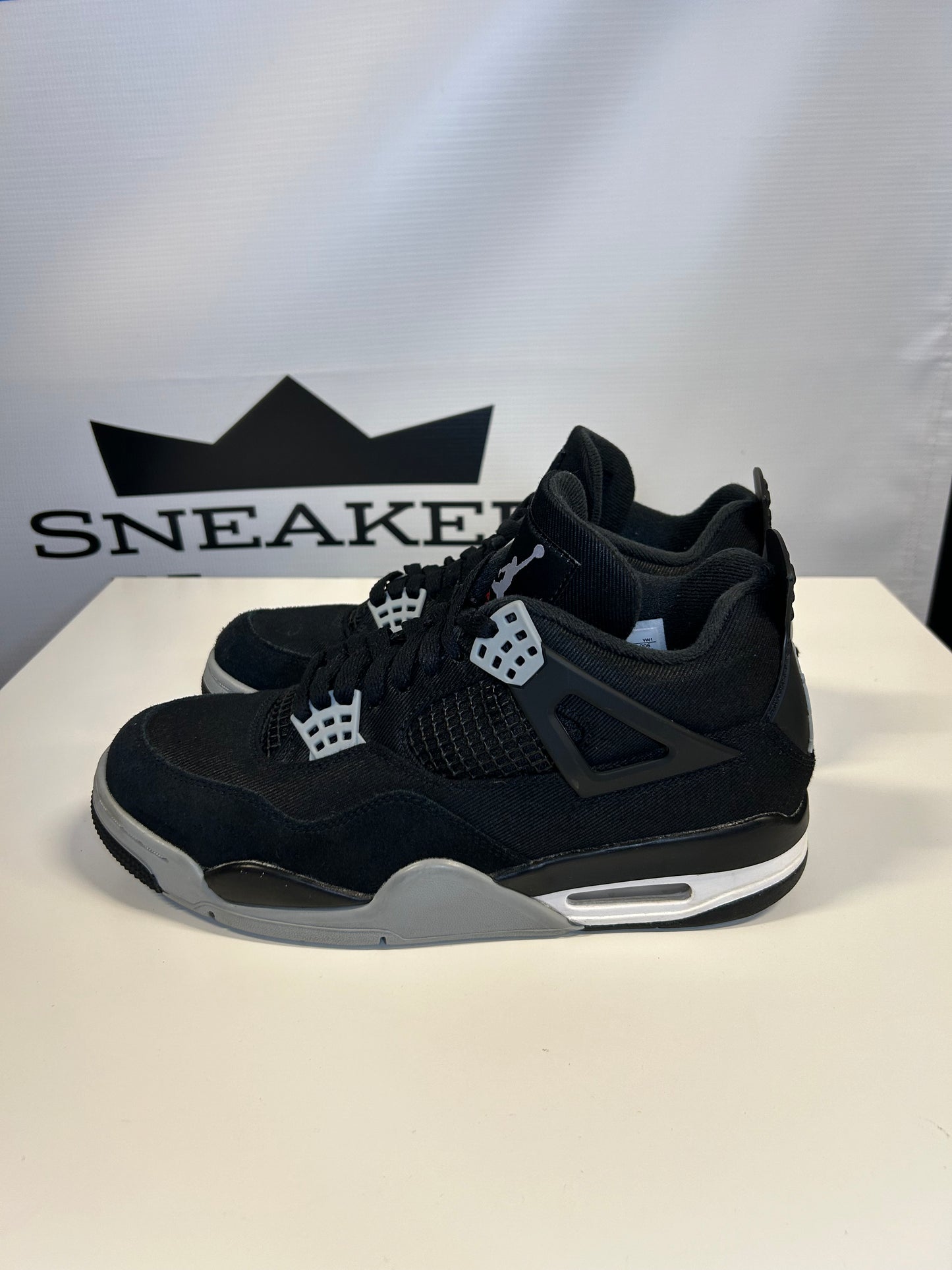 Air Jordan 4 Retro Black Canvas (Pre-Owned)