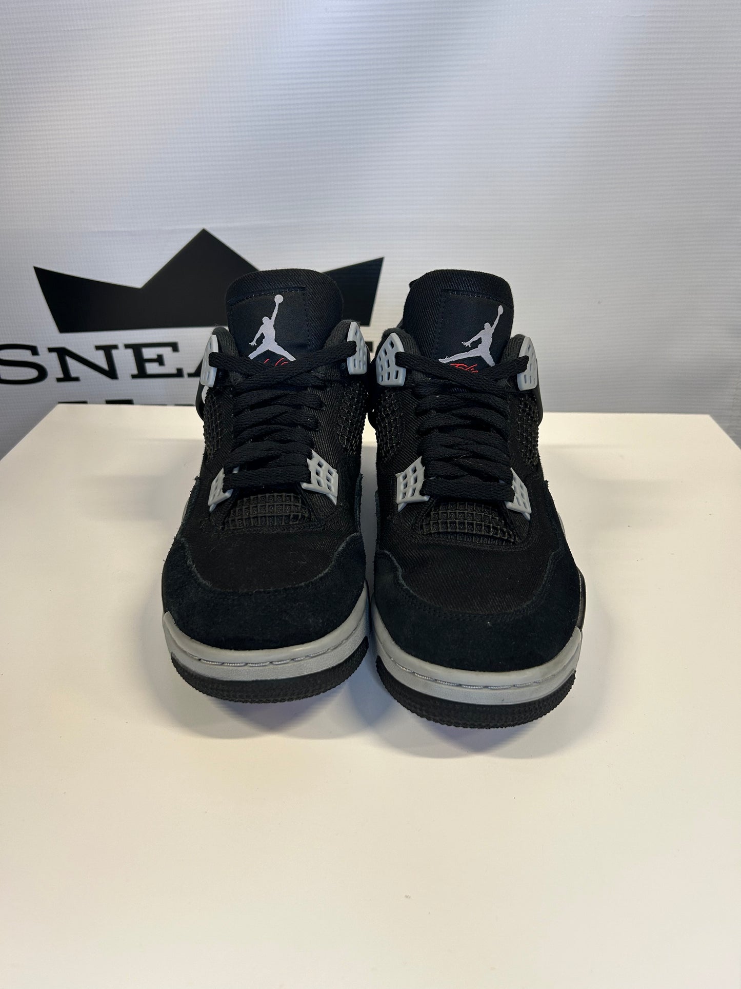 Air Jordan 4 Retro Black Canvas (Pre-Owned)