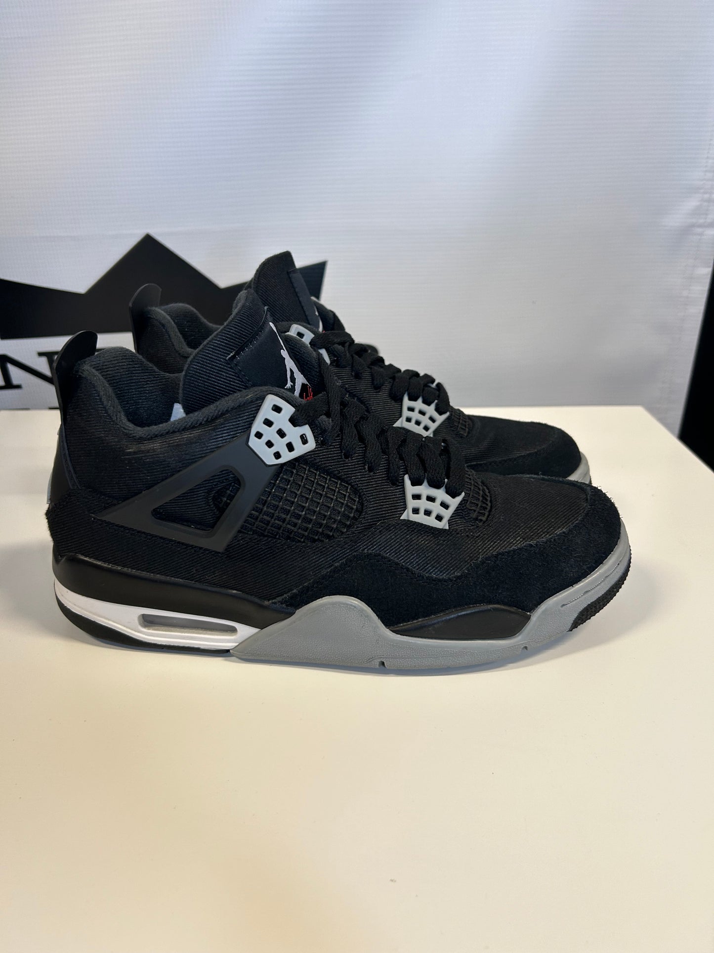 Air Jordan 4 Retro Black Canvas (Pre-Owned)