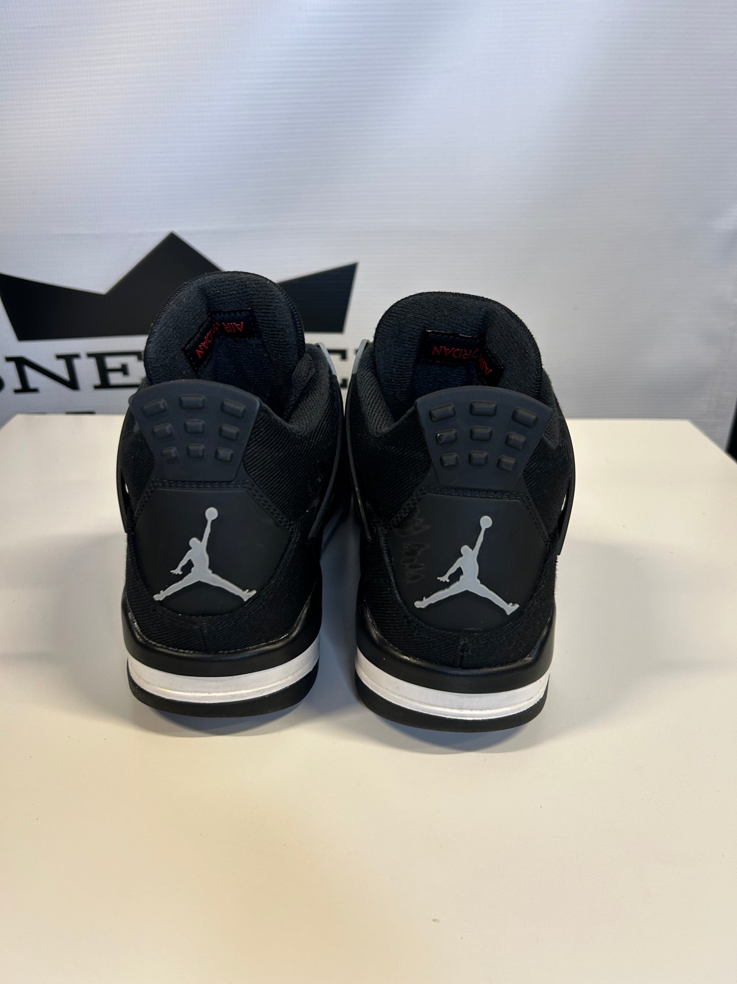 Air Jordan 4 Retro Black Canvas (Pre-Owned)