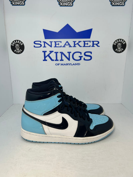 Air Jordan 1 Retro High OG Blue Chill UNC Patent (Pre-Owned)