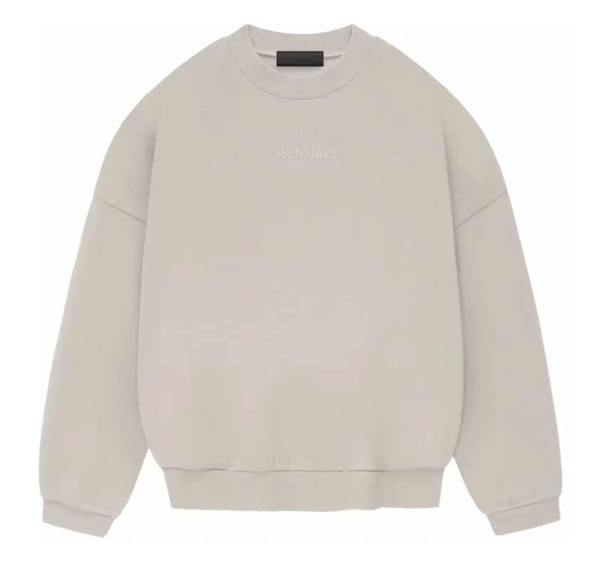 Fear of God Essentials Crewneck Silver Cloud