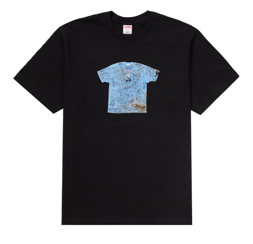 Supreme 30th Anniversary First Tee Shirt Black