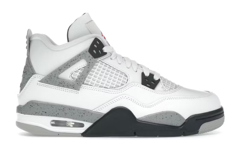 Air Jordan 4 Retro GS White Cement