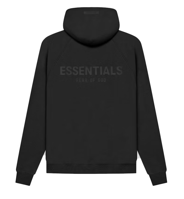 Fear of God Essentials Hoodie Stretch Limo Black