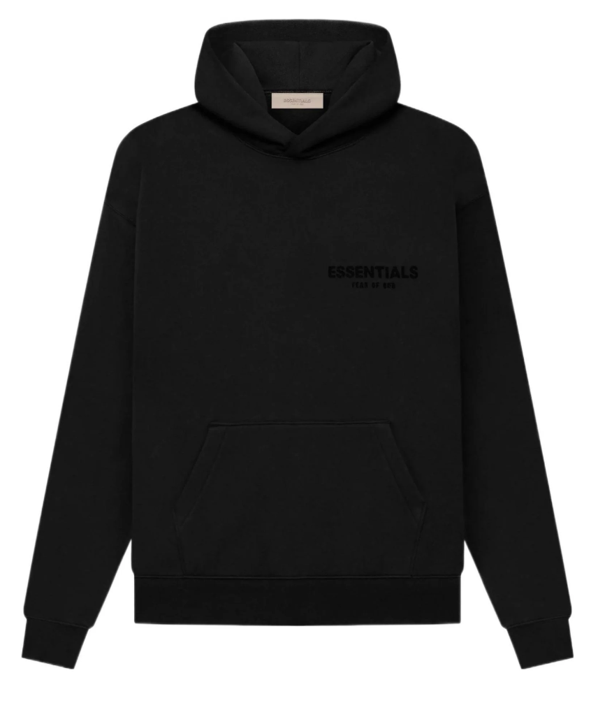 Fear of God Essentials Hoodie Stretch Limo Black