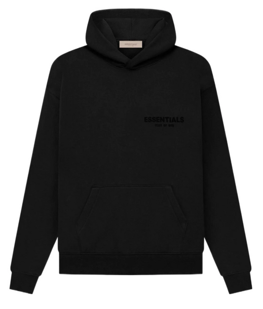 Fear of God Essentials Hoodie Stretch Limo Black