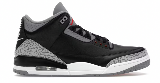 Air Jordan 3 Retro Black Cement 2025