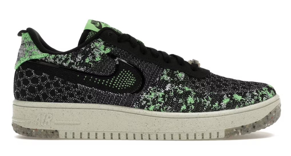 Nike Air Force 1 Crater Flyknit Black Volt