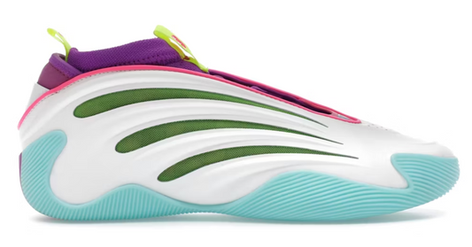 Adidas Harden Vol. 9 Jalen Williams White Lucid Lime Pink