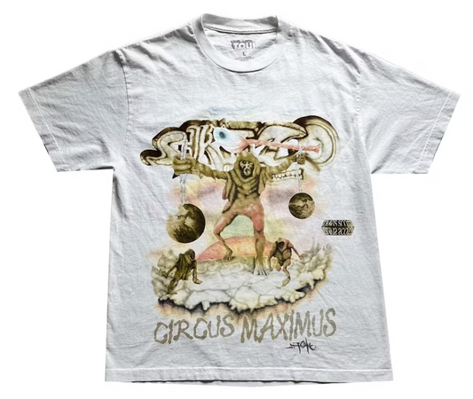 Travis Scott Cactus Jack Utopia Tour Skitzo Circus Maximus Tee Shirt