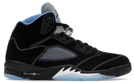 Air Jordan 5 Black University Blue UNC