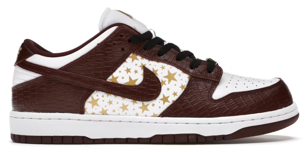 Supreme x Nike Dunk OG SB QS Low Barkroot Brown