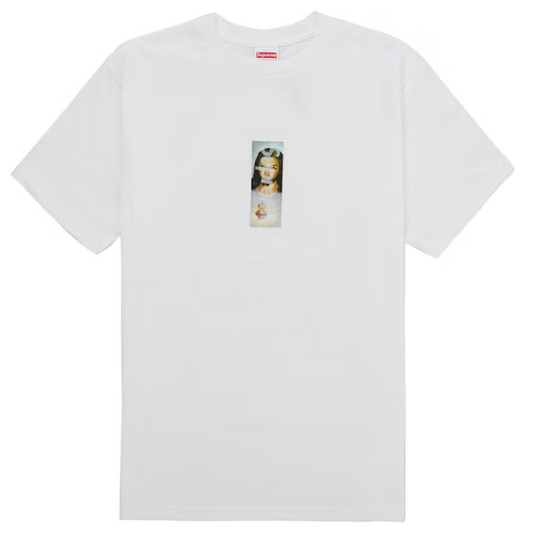 Supreme Prayer Card Box Logo Shirt White